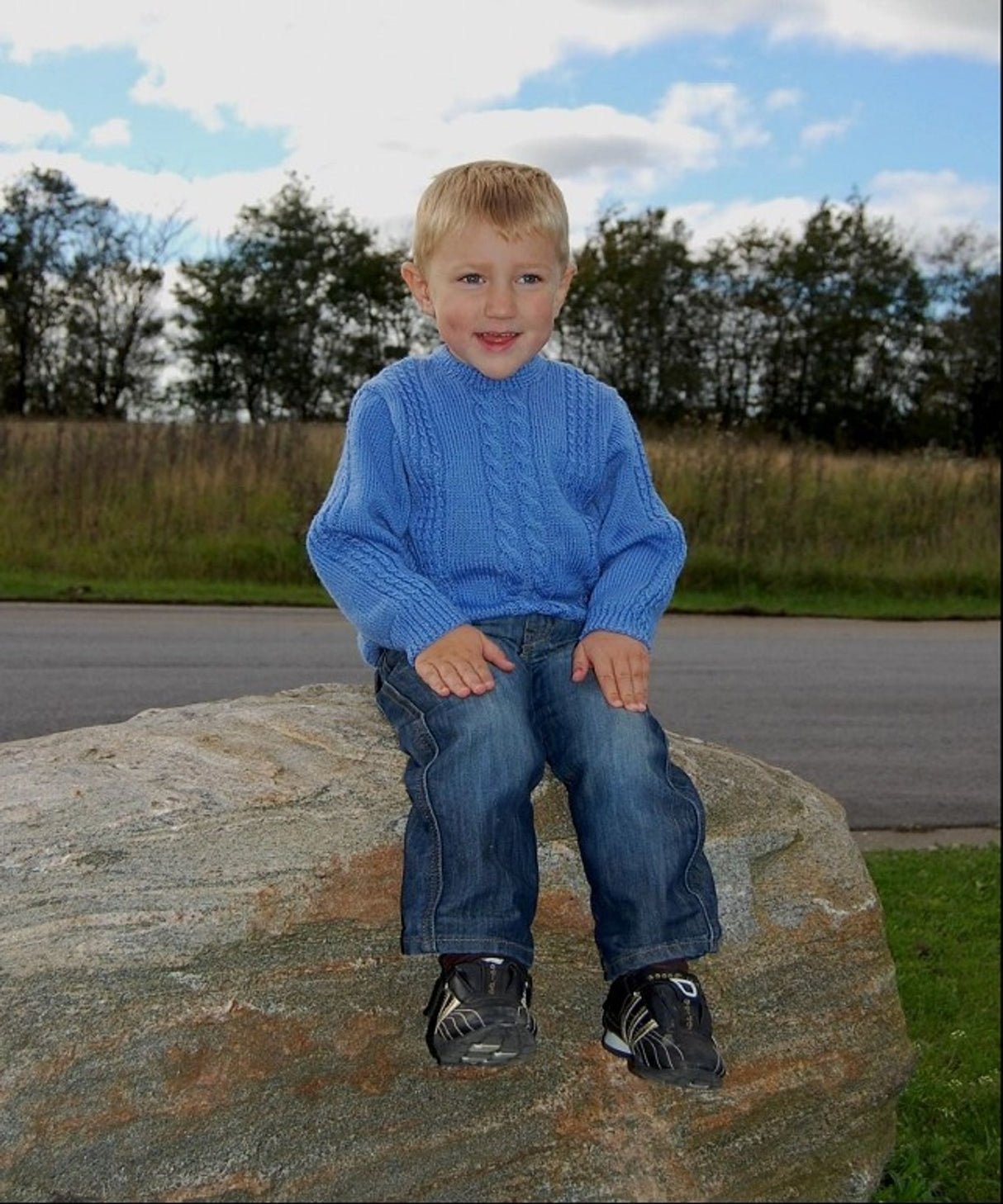 Trøje med snoninger