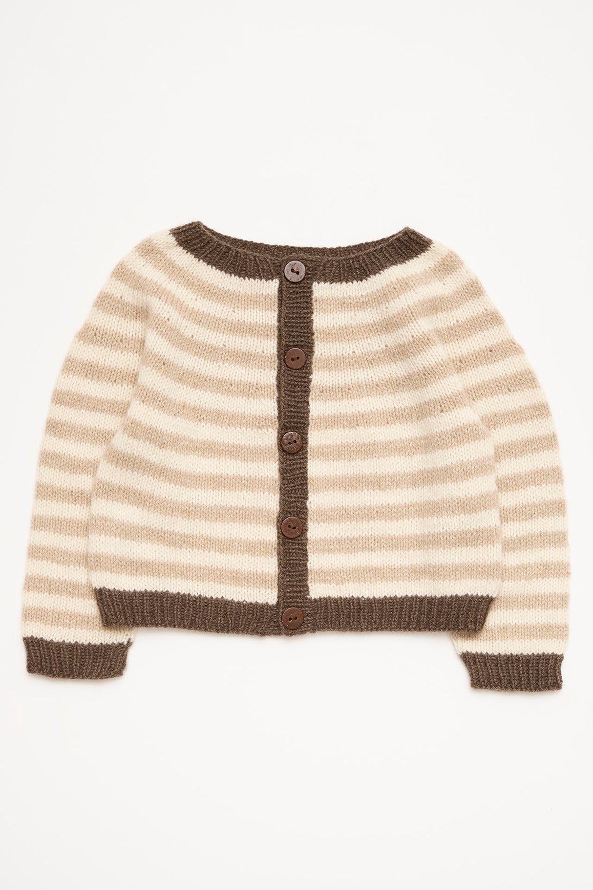 Cardigan med striber