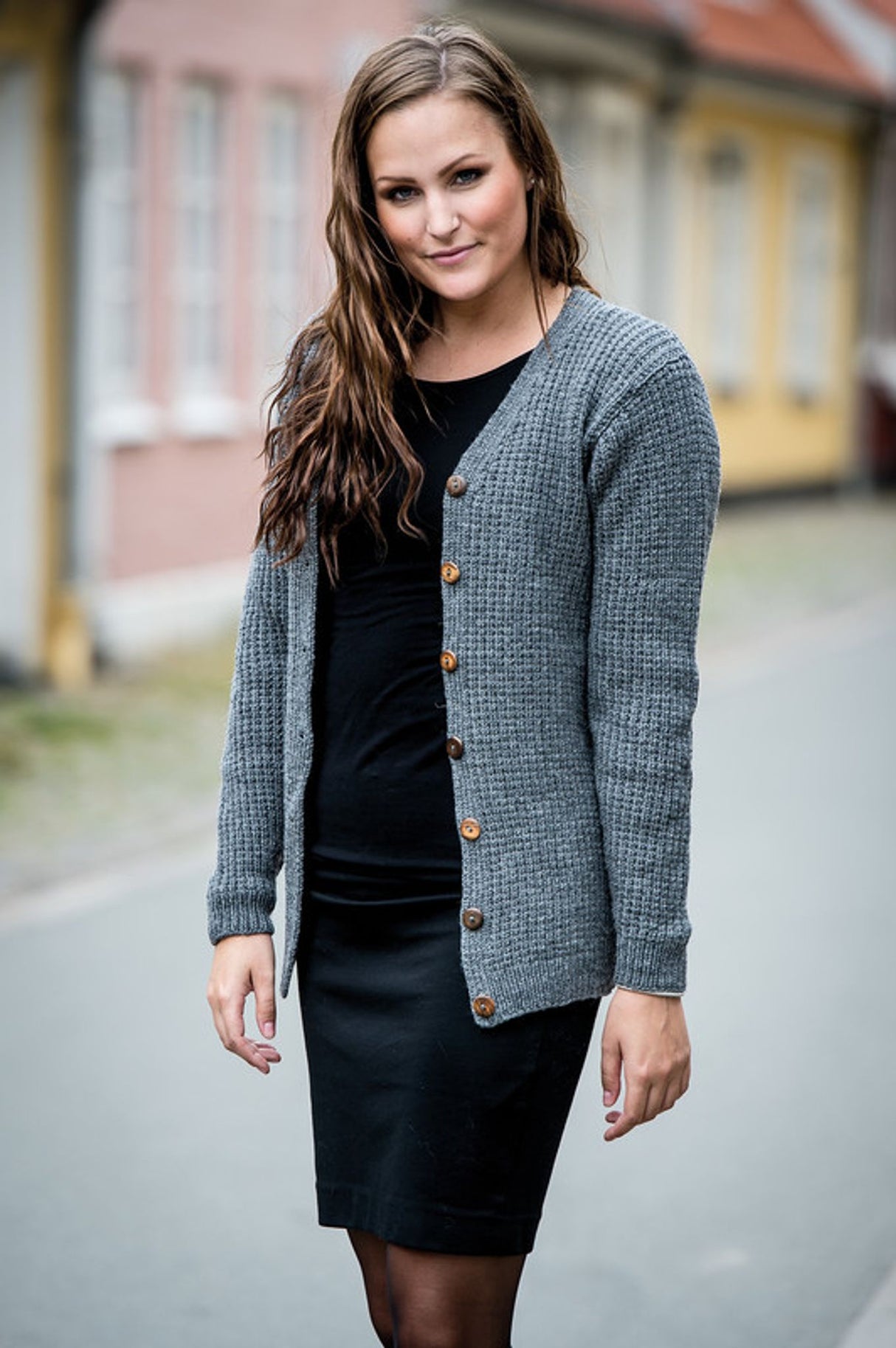 Cardigan med knapper