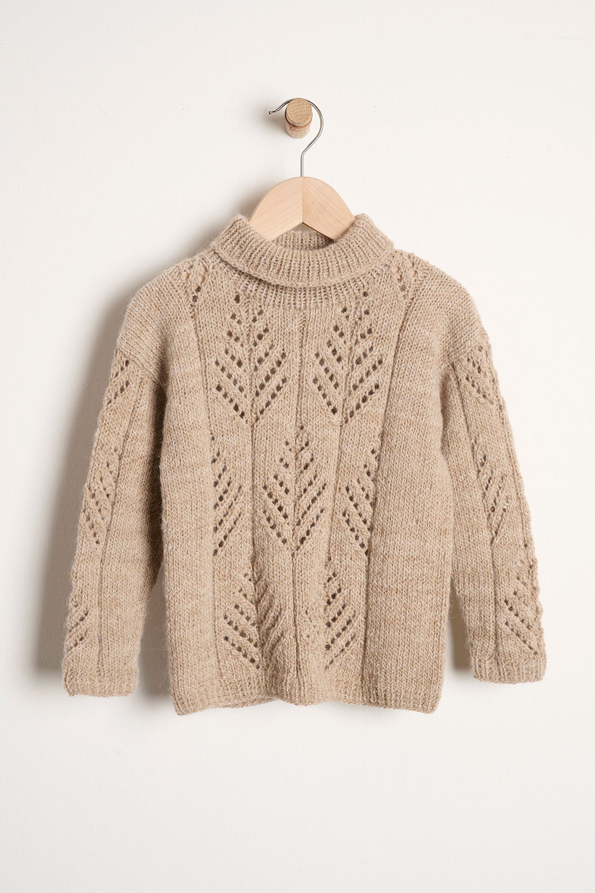 Pine Tree sweater junior Opskrift