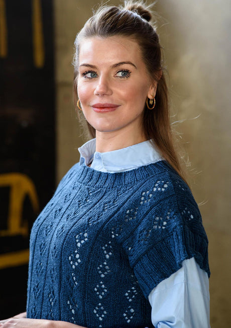 Vest med hulmønster