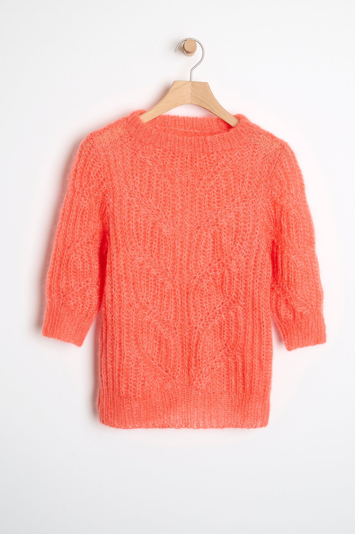 Bluse i patent med mønster