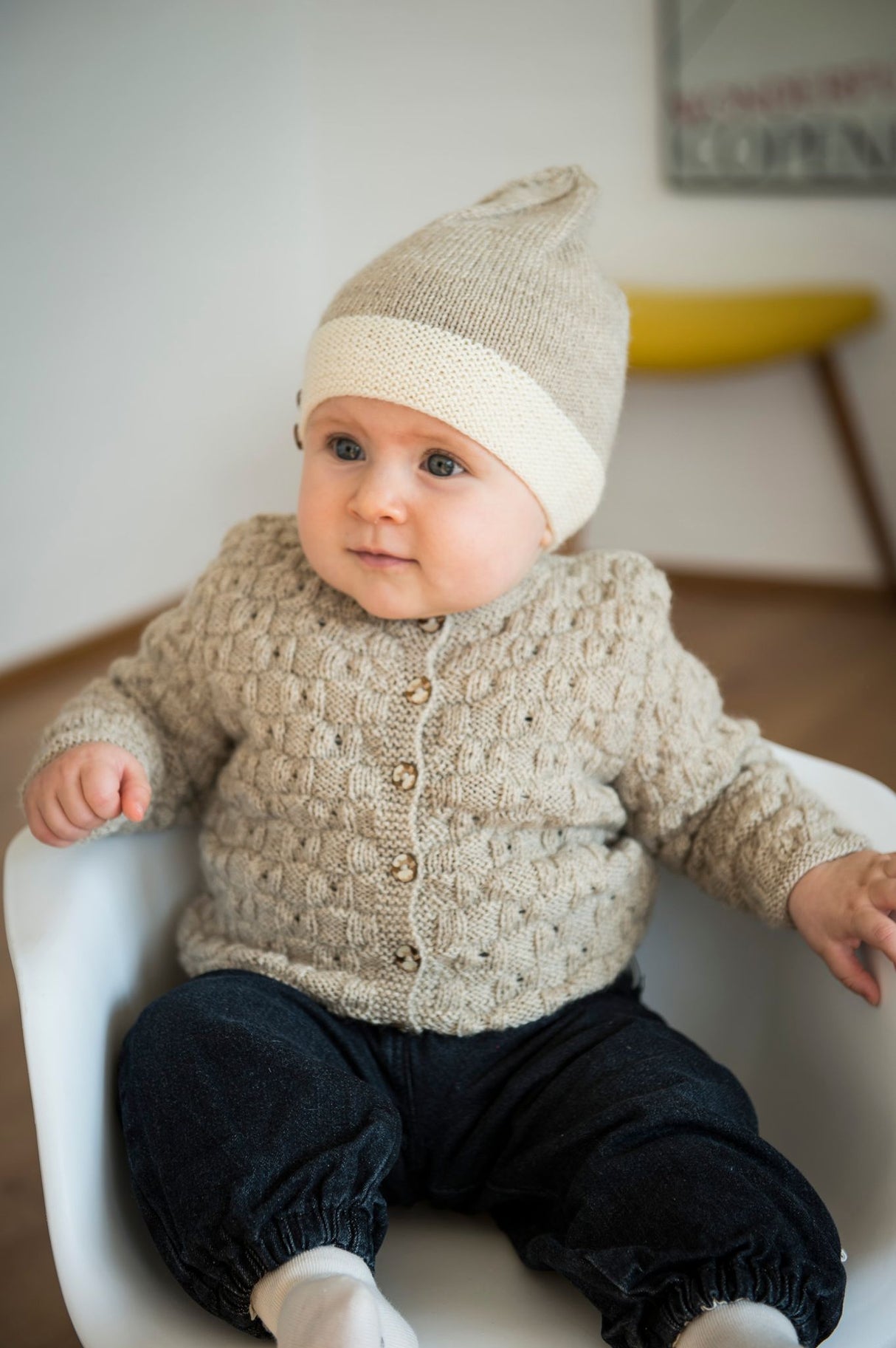 Trøje med firkanter