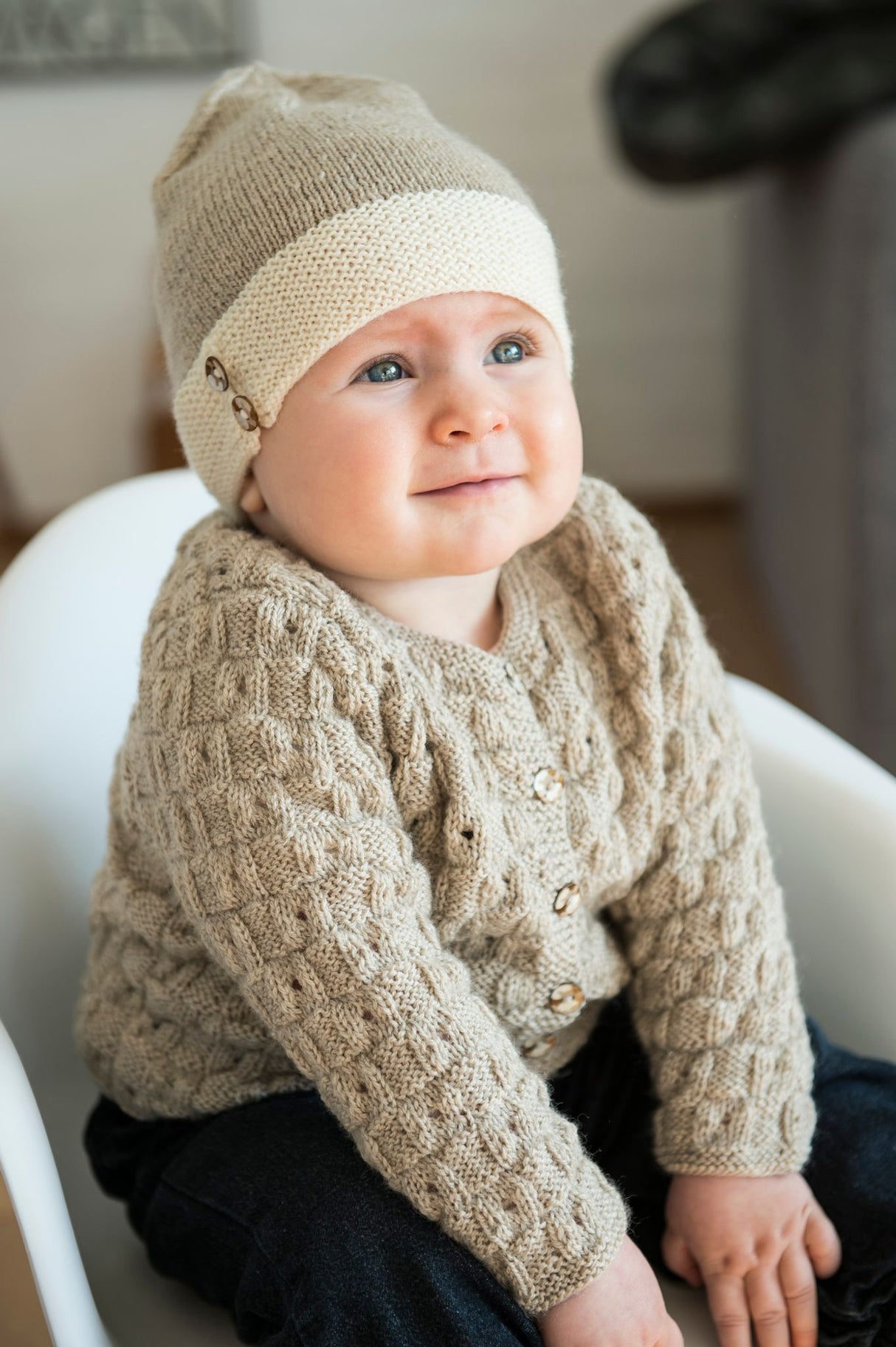 Trøje med firkanter