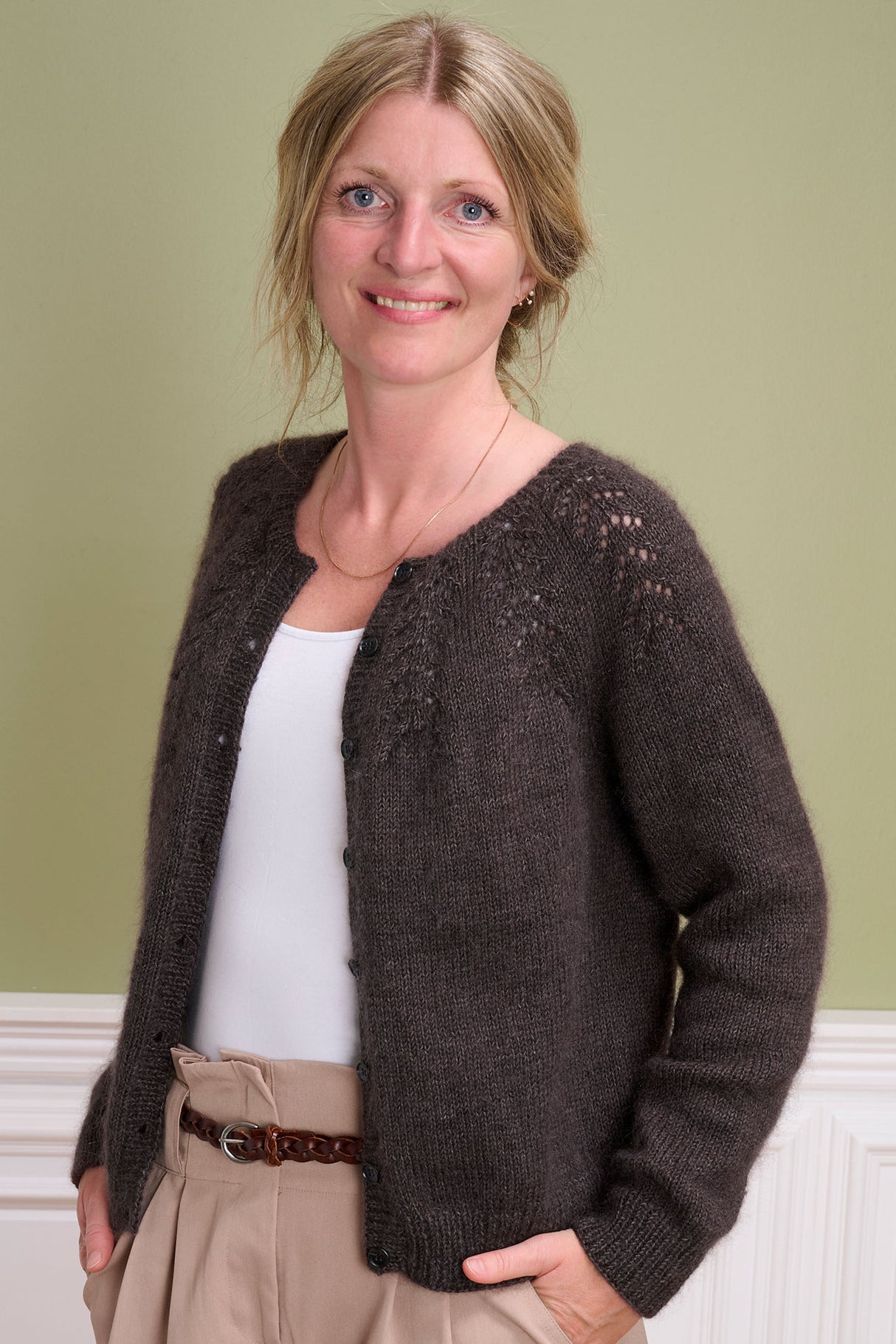 io cardigan Opskrift