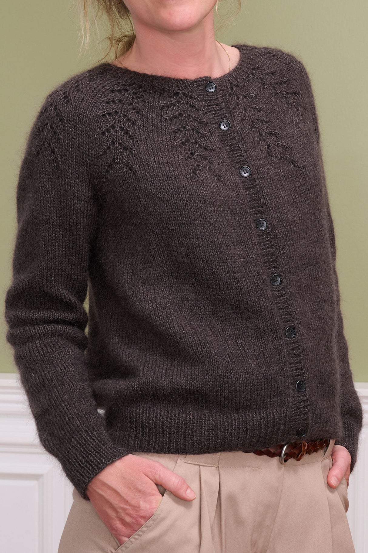 io cardigan Opskrift