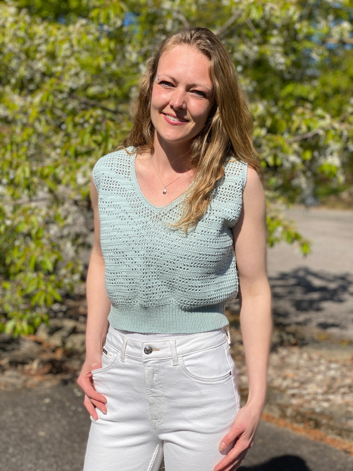 Hæklet sommertop Opskrift