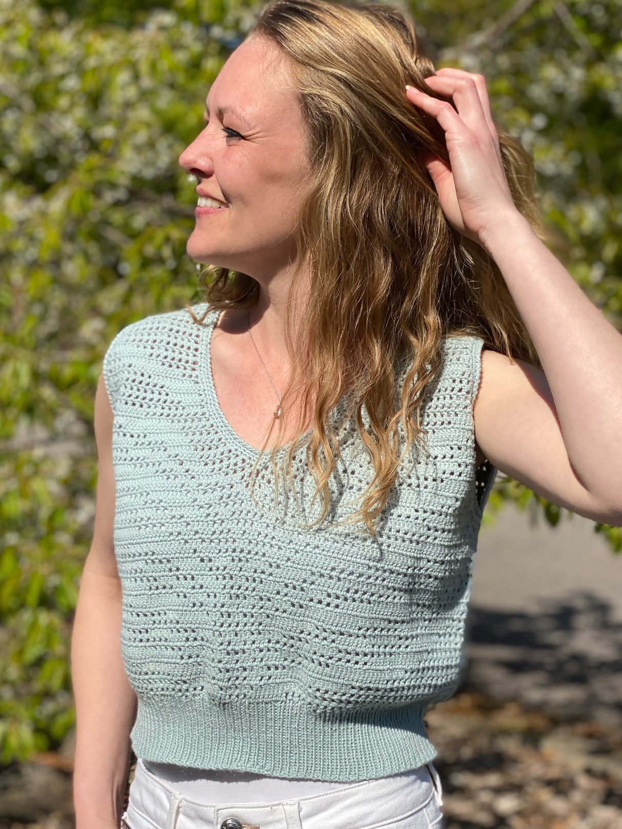 Hæklet sommertop Opskrift