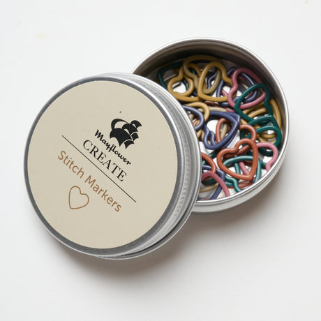 Mayflower Create Maskemarkører Metal Hjerteformet 42 stk. - Mix 2