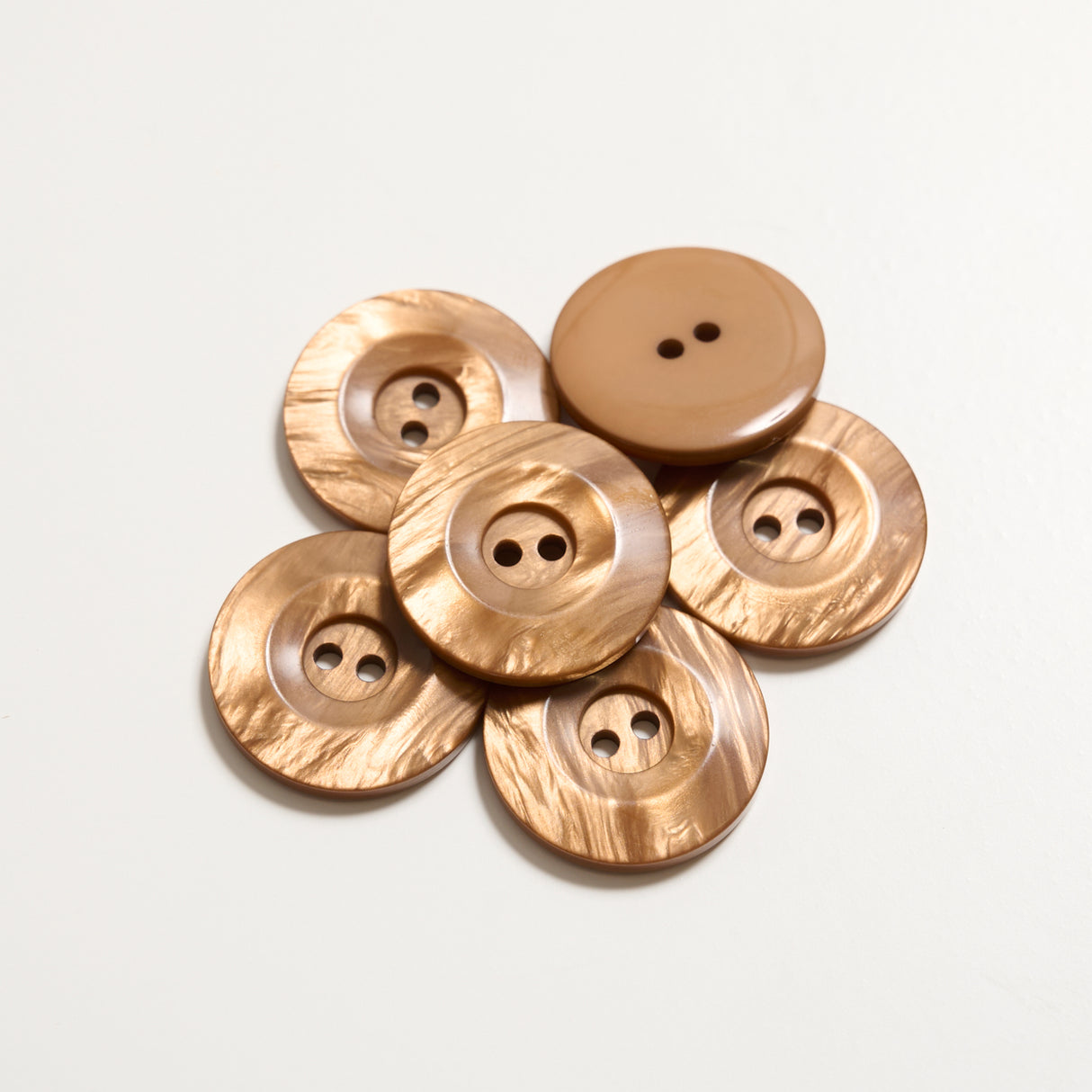 Mayflower Create Knapper - 2-Huls Stenlook (6 stk.)