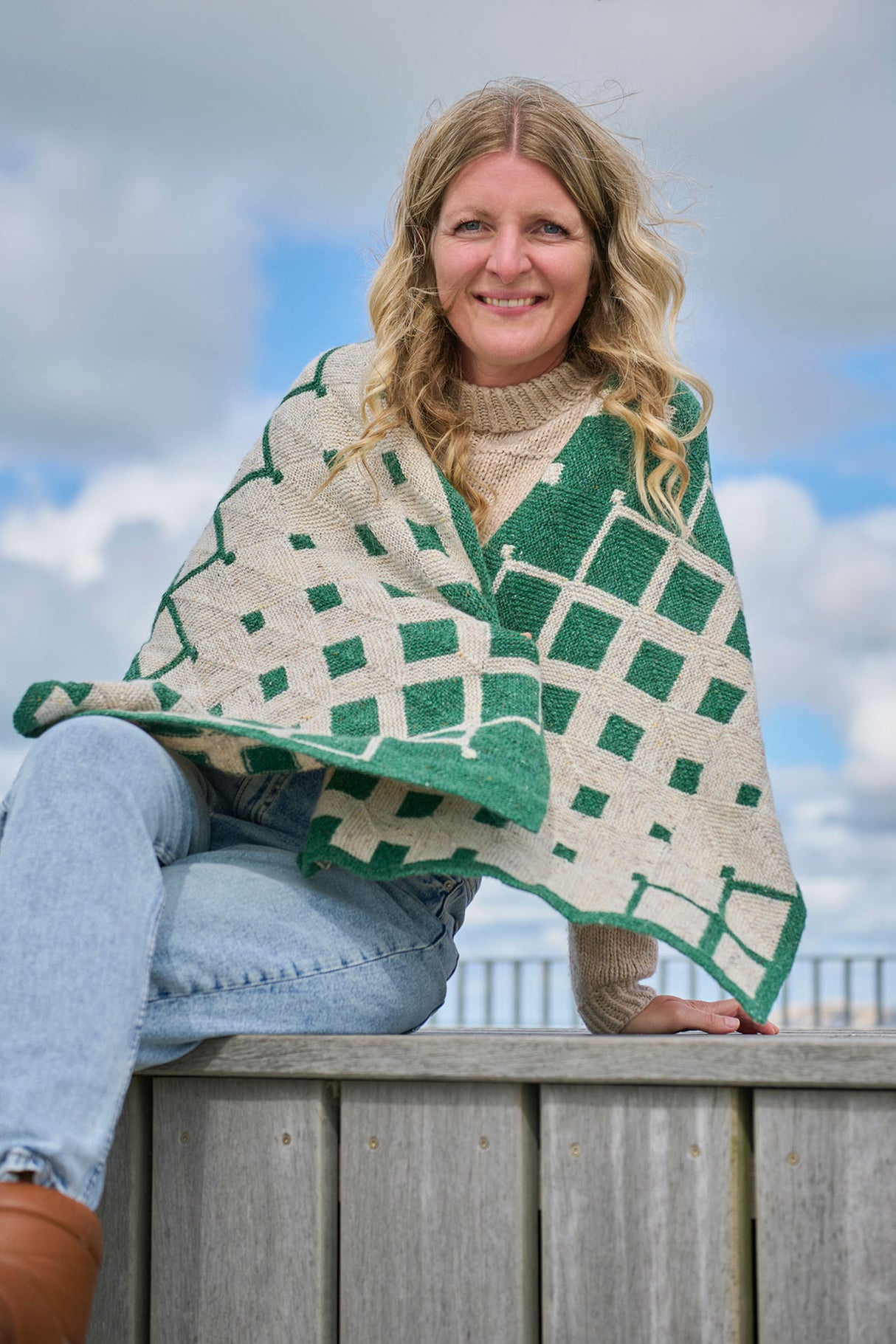 Brændenælde tørklæde Opskrift