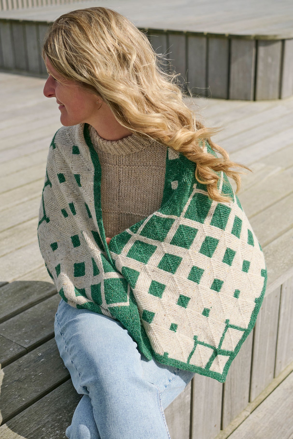 Brændenælde tørklæde Opskrift