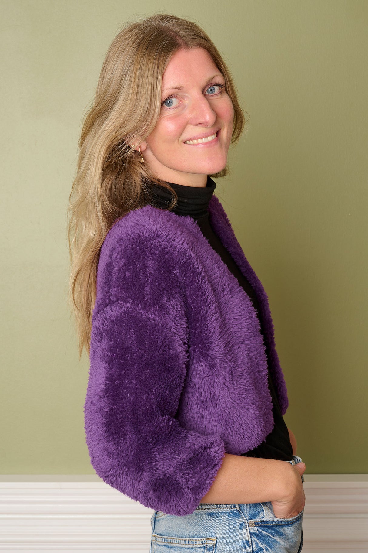 Jakke i Fake Fur