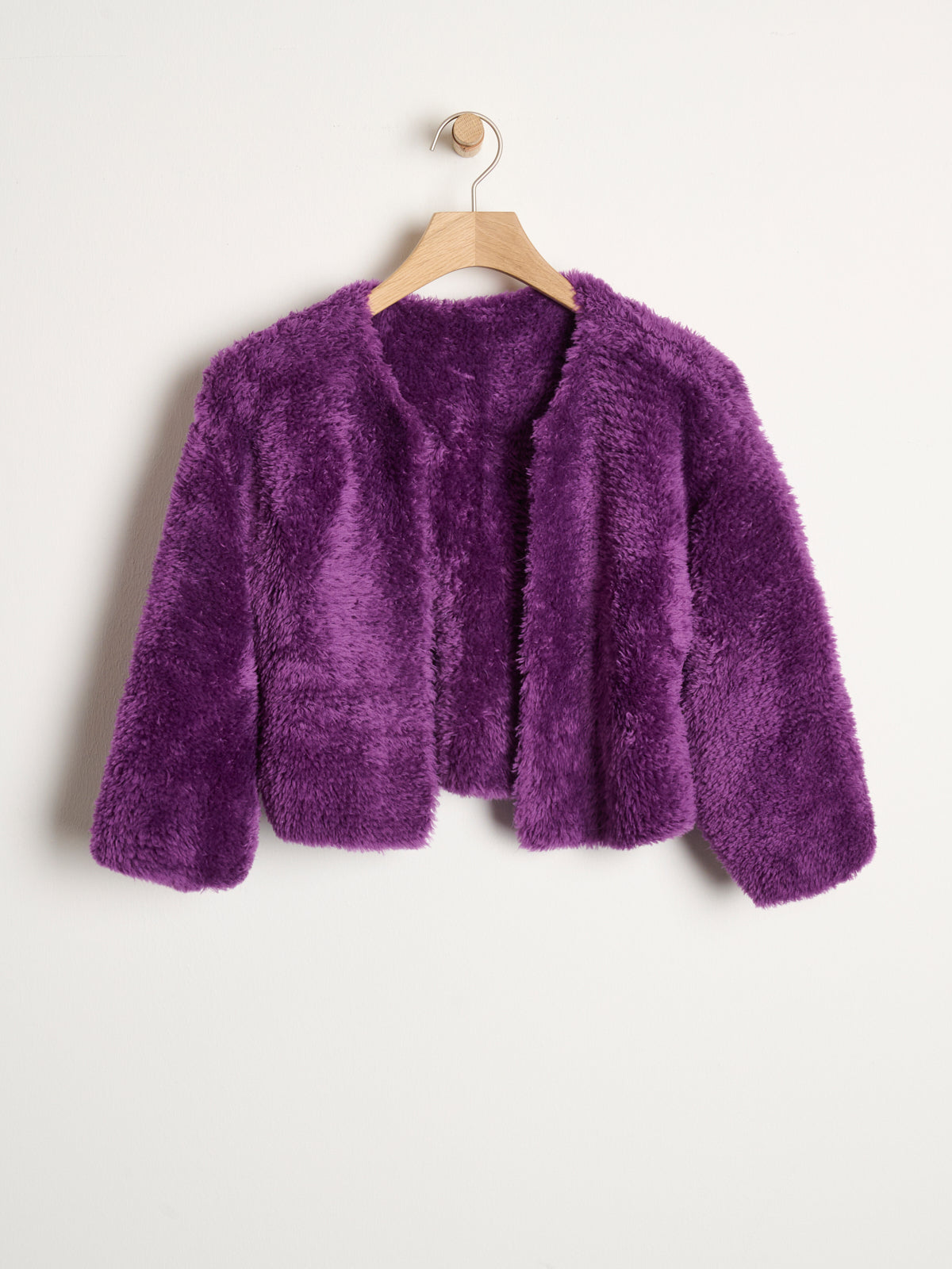 Jakke i Fake Fur Opskrift