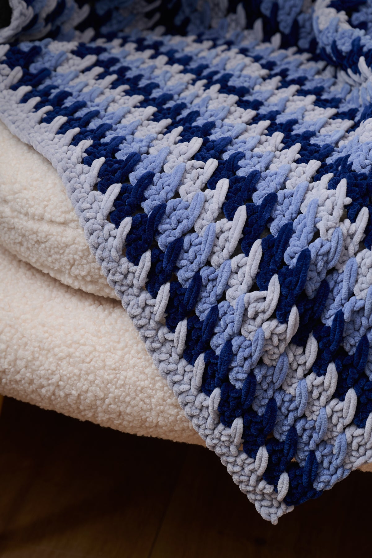 Hæklet slumretæppe