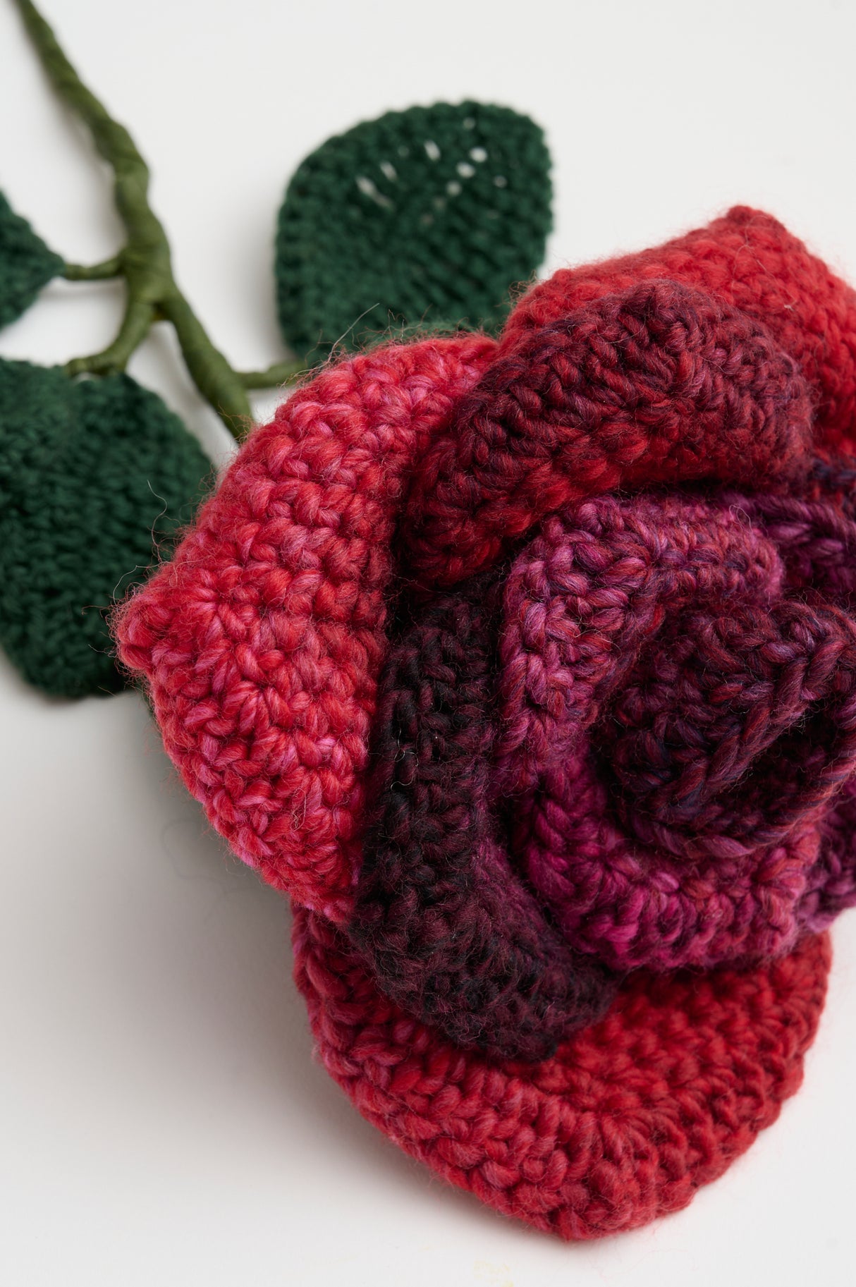 Stor hæklet rose - Maxima Style