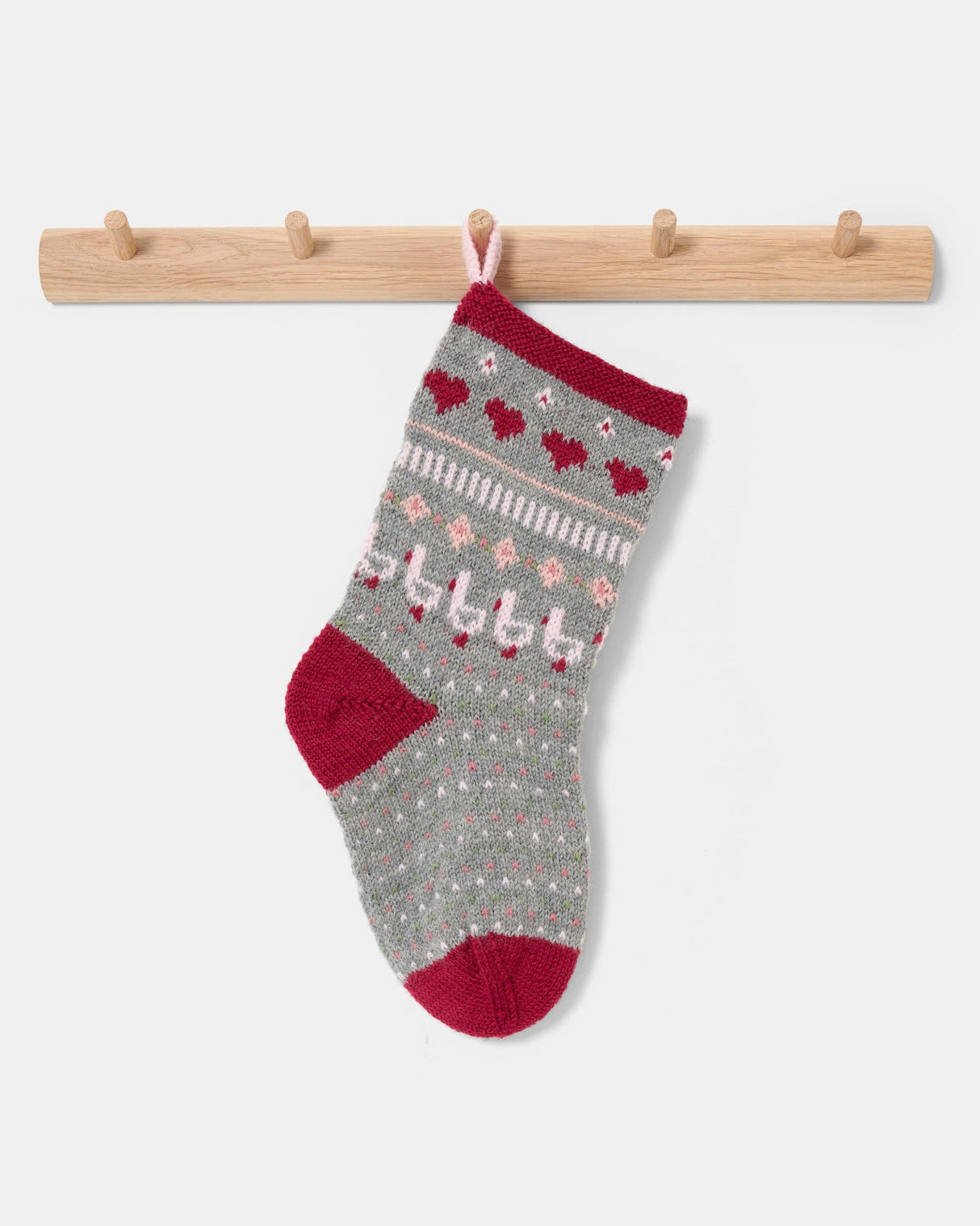 LF02 - Strikket julesok med julegæs