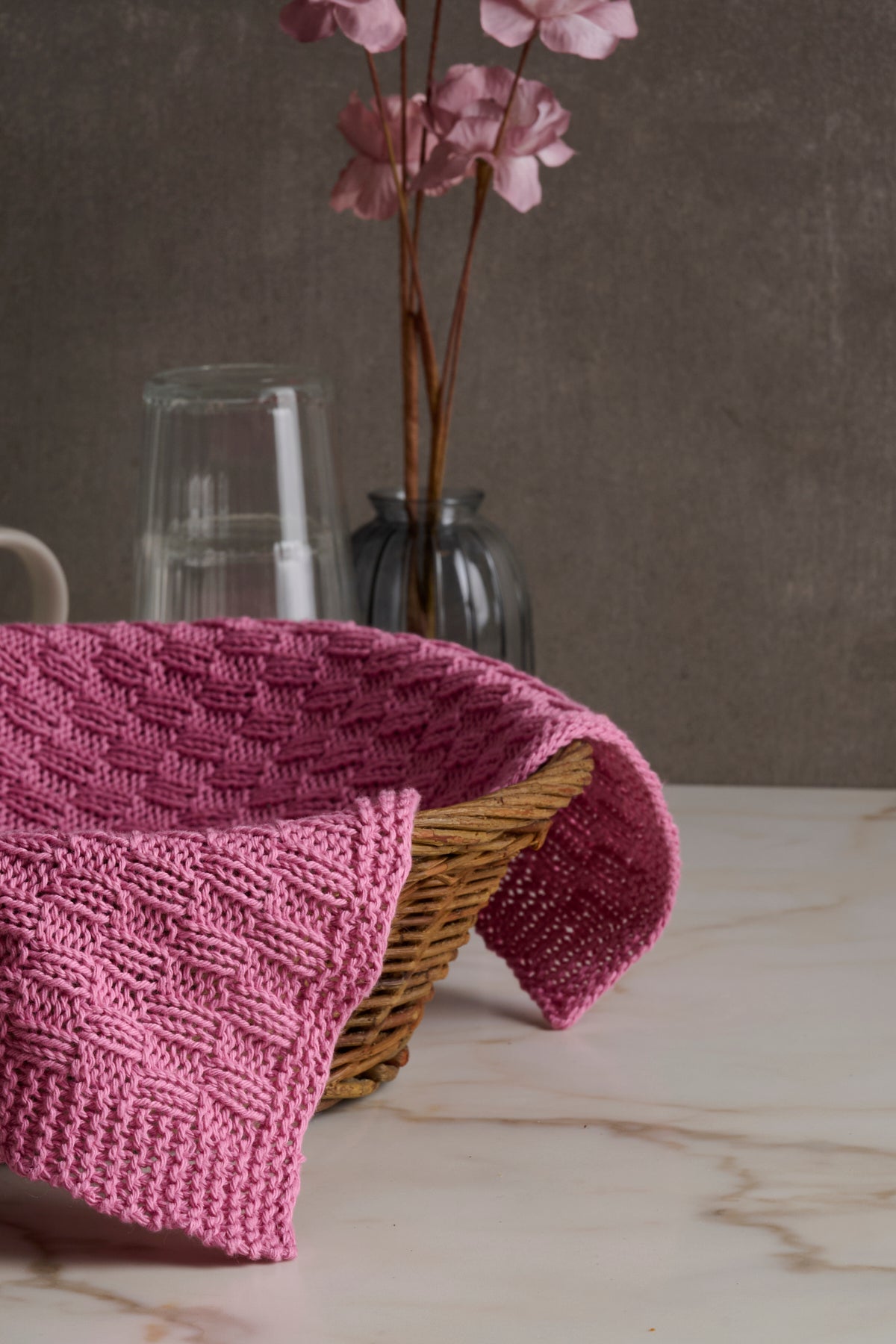 Strikket brødserviet