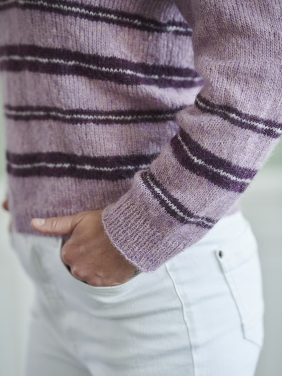 FR68 Stribet Sommerbluse