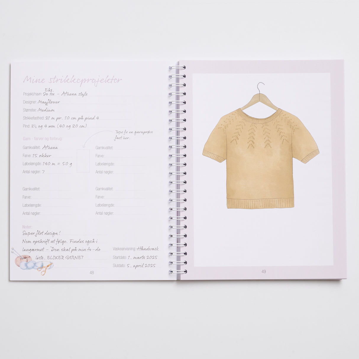 Min Strikkejournal af Josefine Bjørn Knudsen