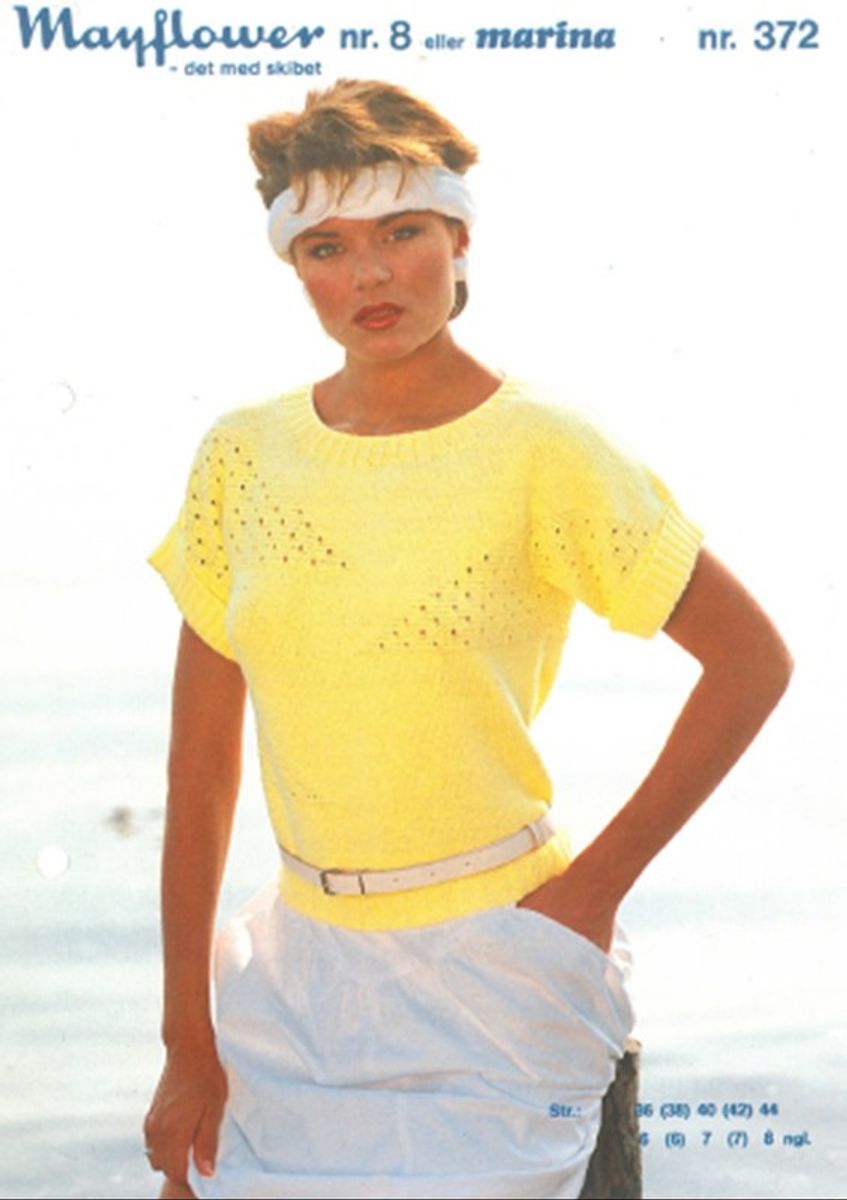 Damejumper med korte ærmer