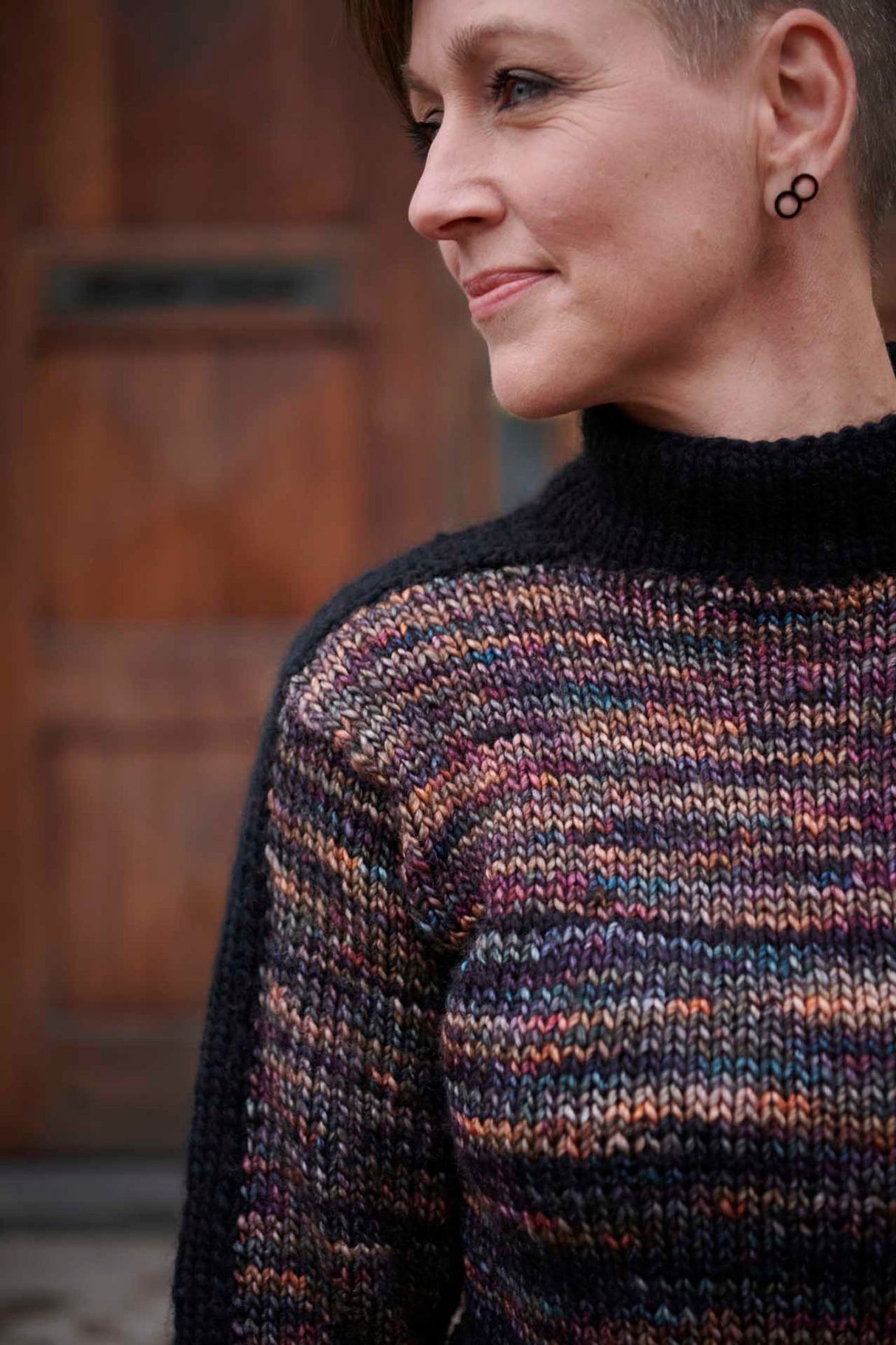 FR2 - Montreal sweater med ærmestribe Opskrift