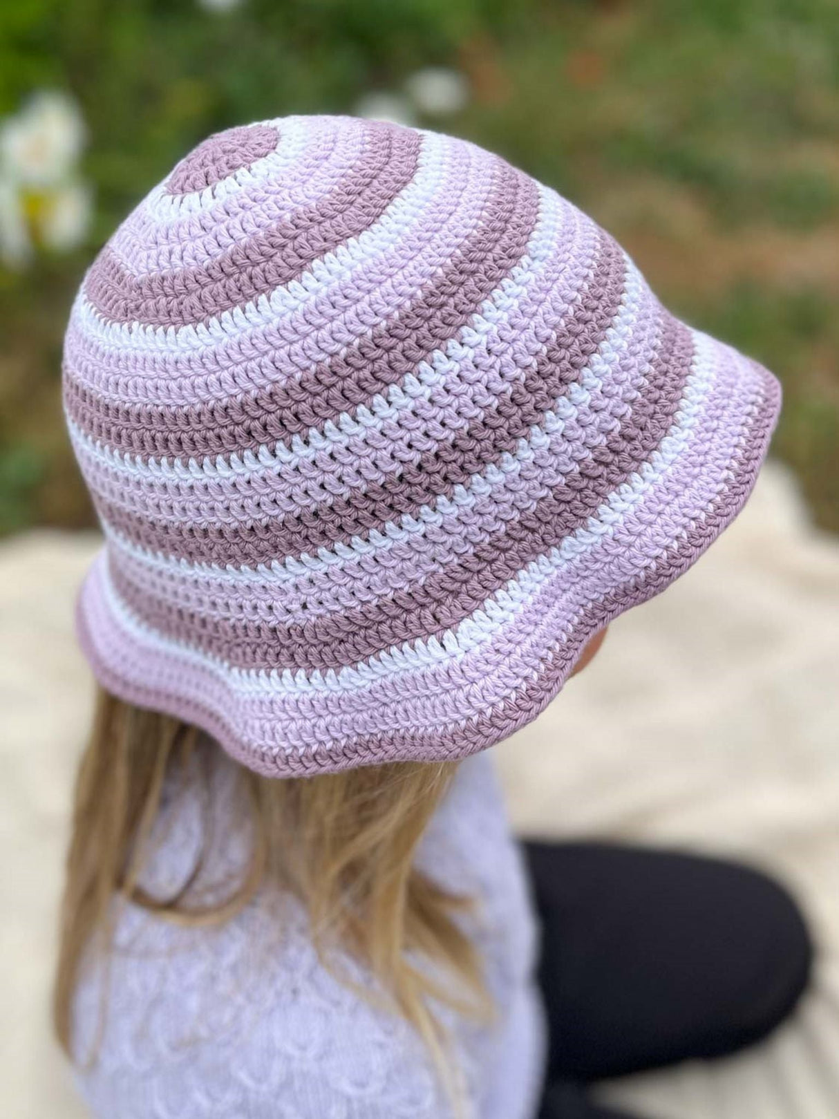 Hæklet bøllehat til børn