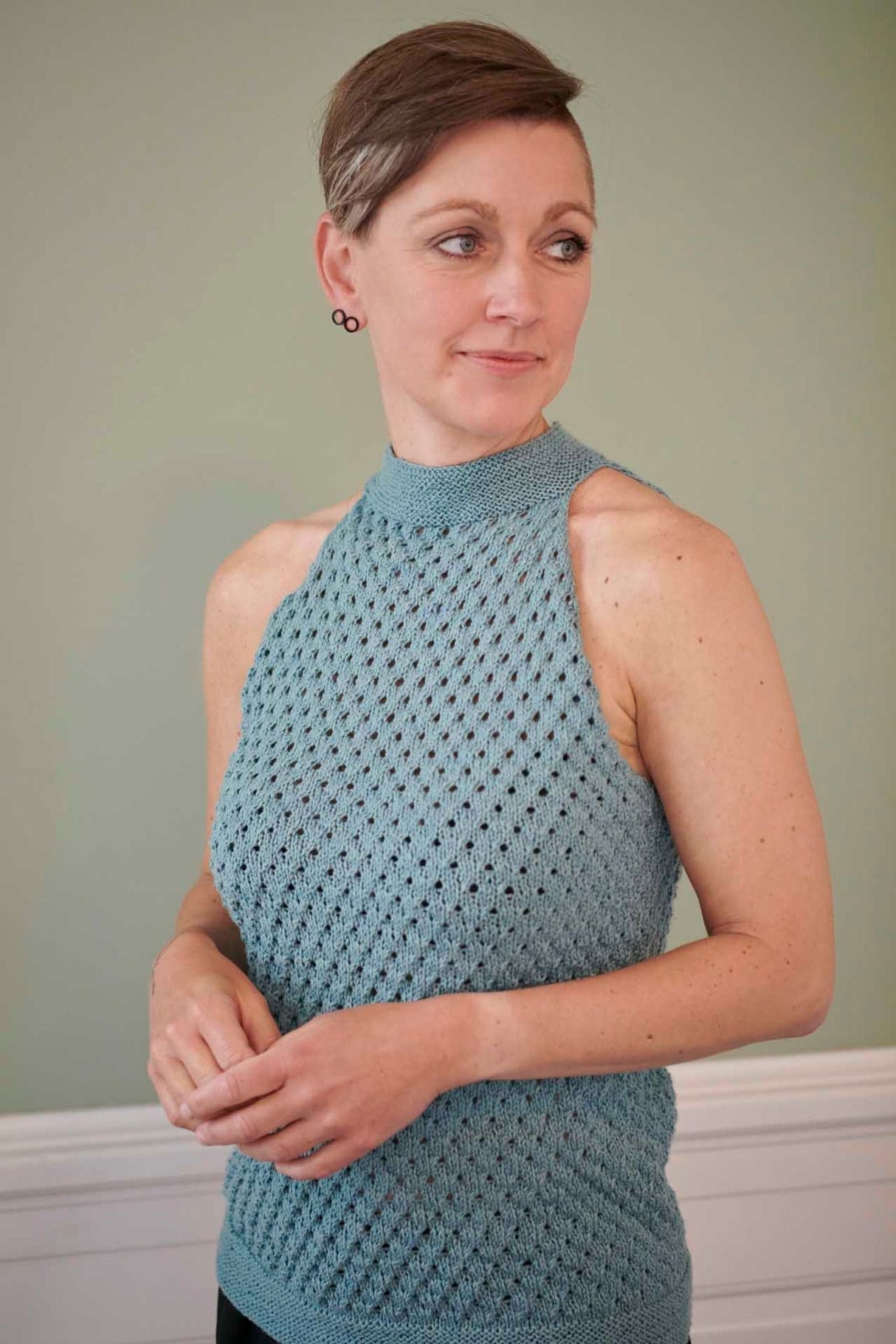 FR11 - Top med bindebånd Opskrift