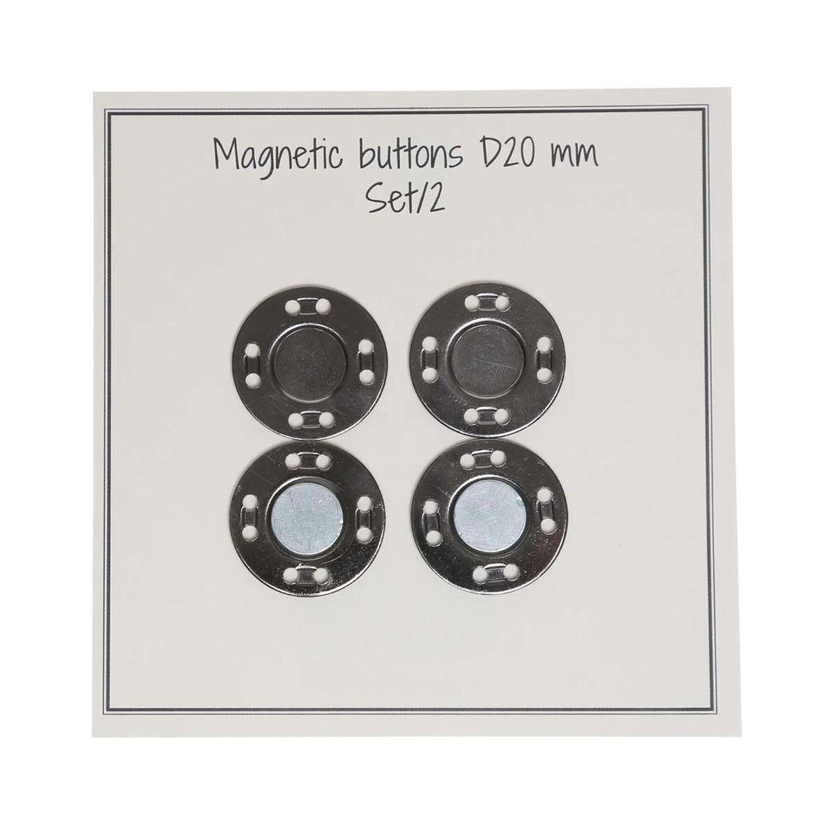 Magnetic buttons - 20 mm, Go Handmade