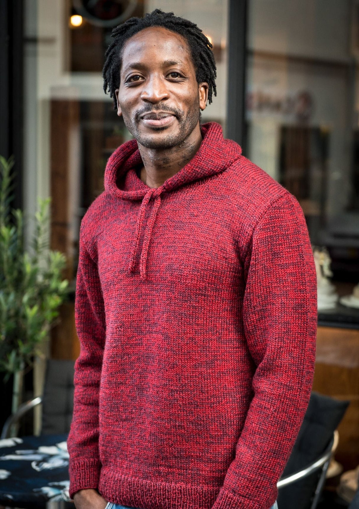 Hættetrøje til mænd