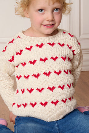 Hjertebluse junior Opskrift