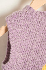 Hæklet slipover med citron