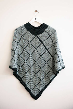 Elvira poncho Opskrift