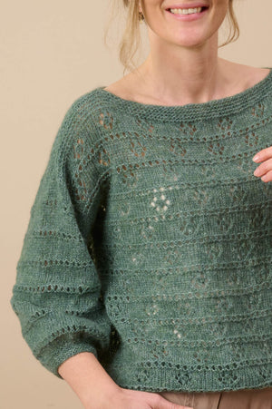 Kirse sweater - Santiago Light Style Opskrift