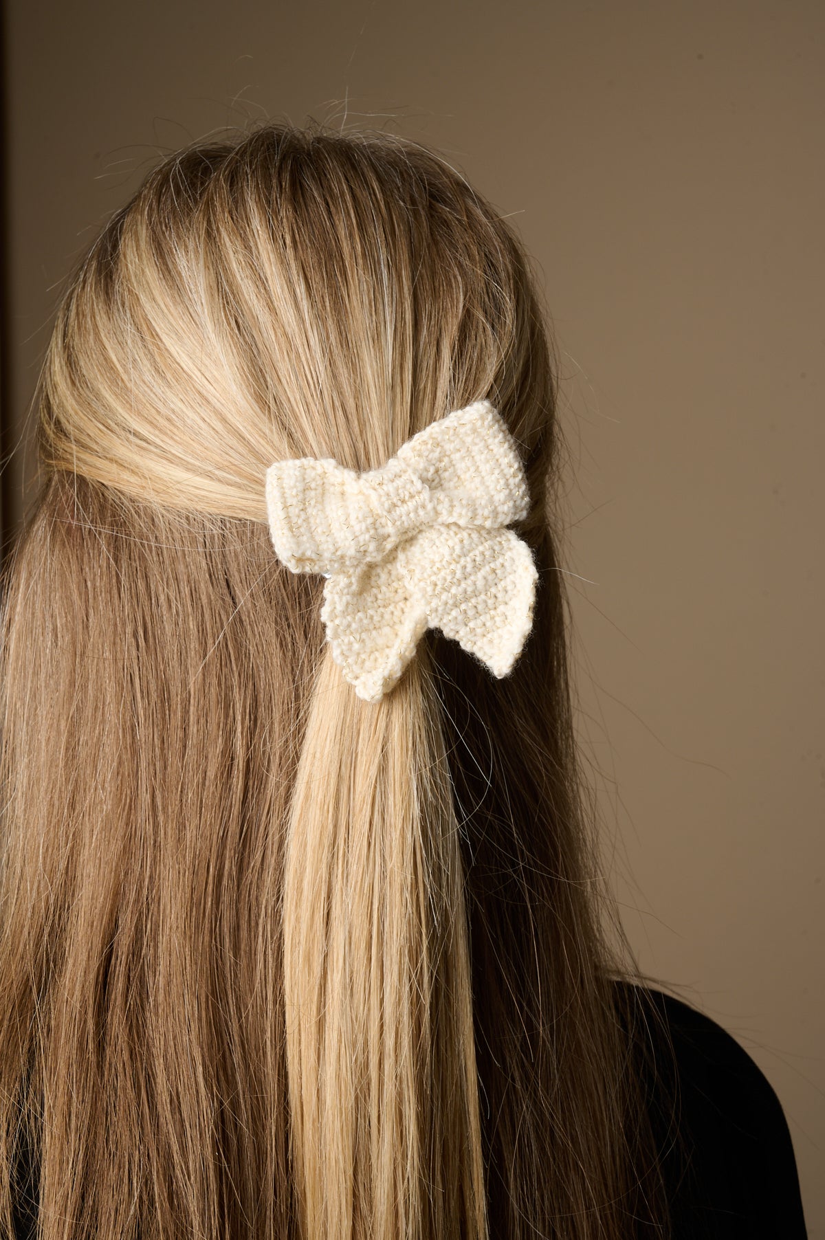 Hæklet sløjfe - Shiny Style