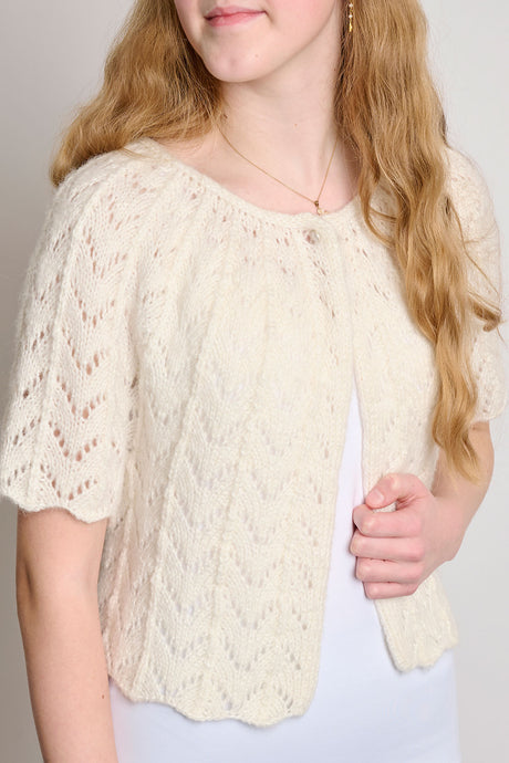 Bolero med hulmønster