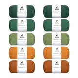 ANYDAY Cotton 8/4 Colorbag 10-pak