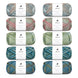 ANYDAY Cotton 8/4 Print Colorbag 10-pak