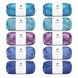 ANYDAY Cotton 8/4 Print Colorbag 10-pak