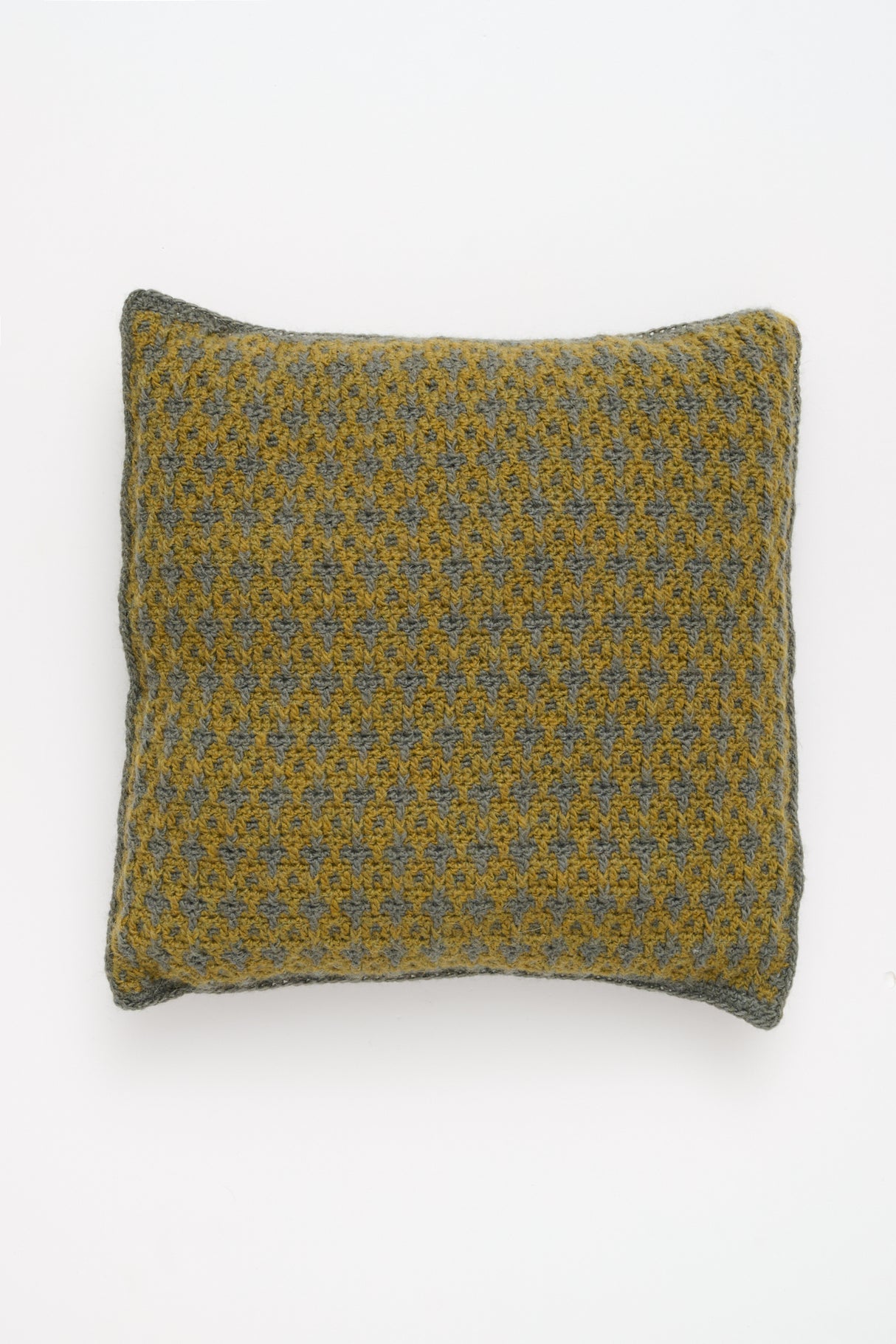 Mosaikhæklet pude