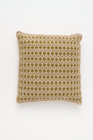 Mosaikhæklet pude Opskrift