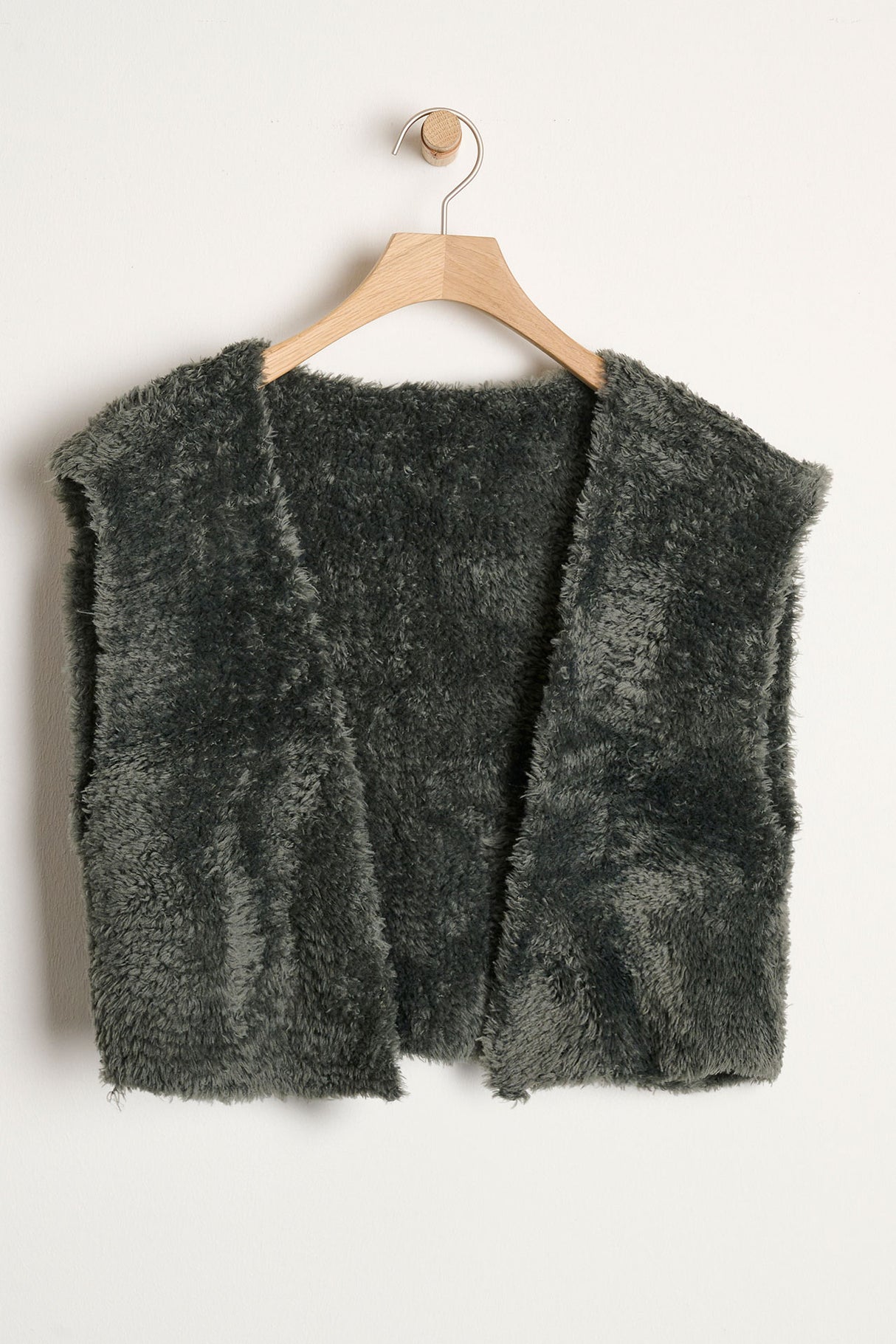 Vest i Fake Fur Opskrift