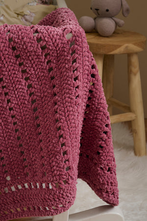 Hæklet babytæppe Opskrift