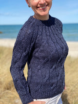 FR39b - Sweater med brede snoninger - Aspen Style