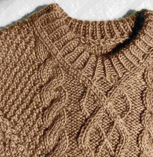 Swirl Sweater Baby Opskrift