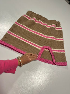 Cardi skirt Opskrift