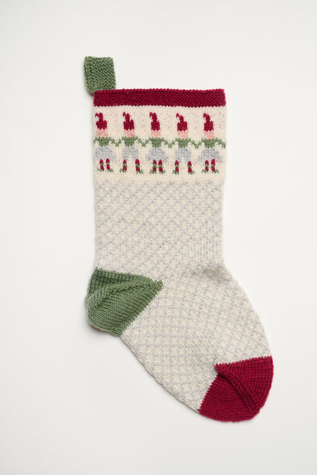 LF19 - Stor julesok med nisseranke i grøn og grå