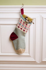 LF22 - Stor julesok med nisseranke i lyng og turkis