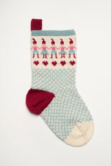 LF22 - Stor julesok med nisseranke i lyng og turkis