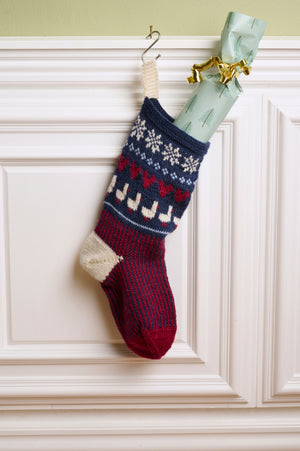 LF23 - Stor julesok med snefnug og gæs Opskrift